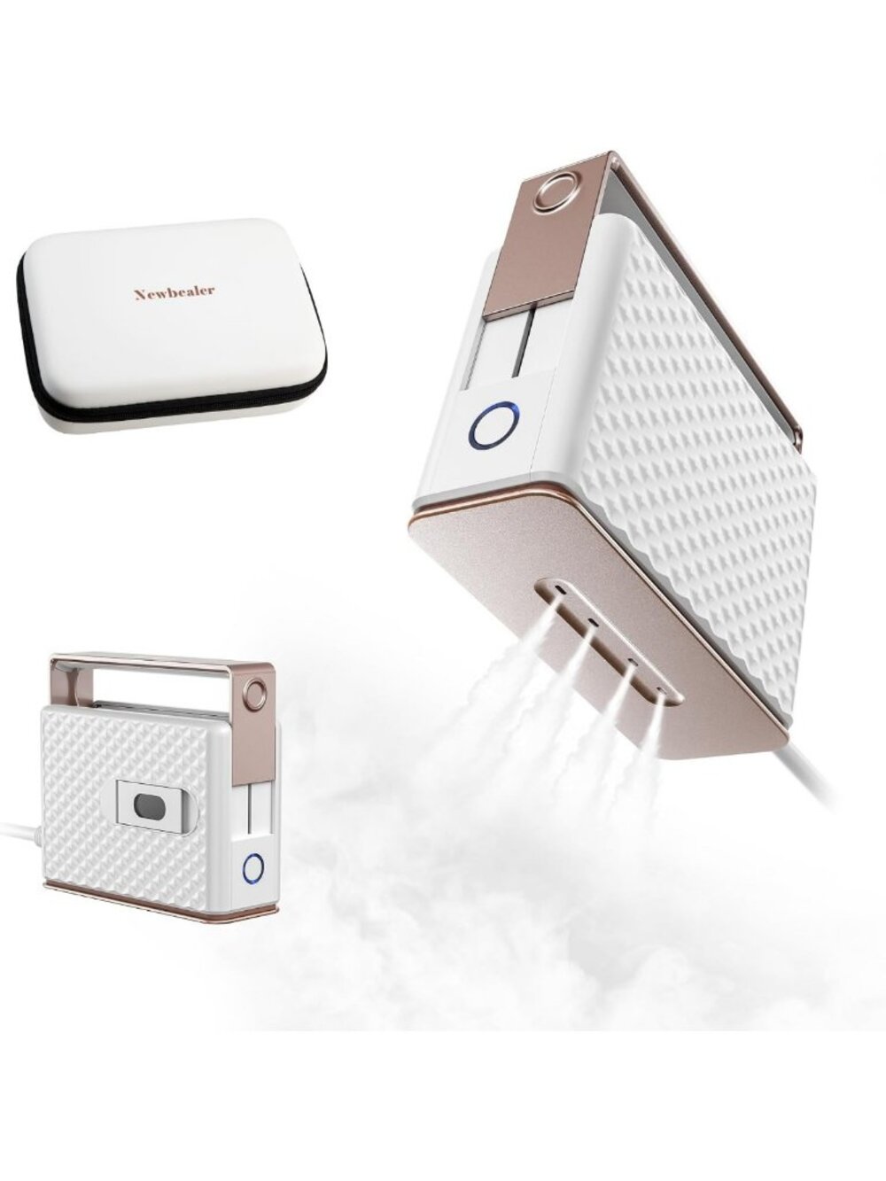 Portable Travel Steam Iron & Handheld Steamer 2-in-1, Compact & Lightweight